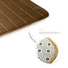 Tapete Soft Para Banheiro Antiderrapante 40x60cm - Bege