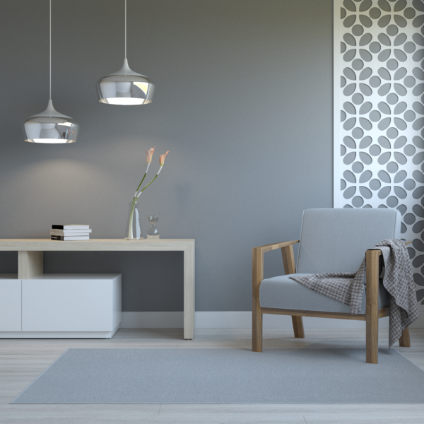 Tapete Soft Premium Cinza - 100 X 140 Cm