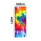 Tapete Speed Training Para Rolo De Treino De Bike Tie Dye 66x