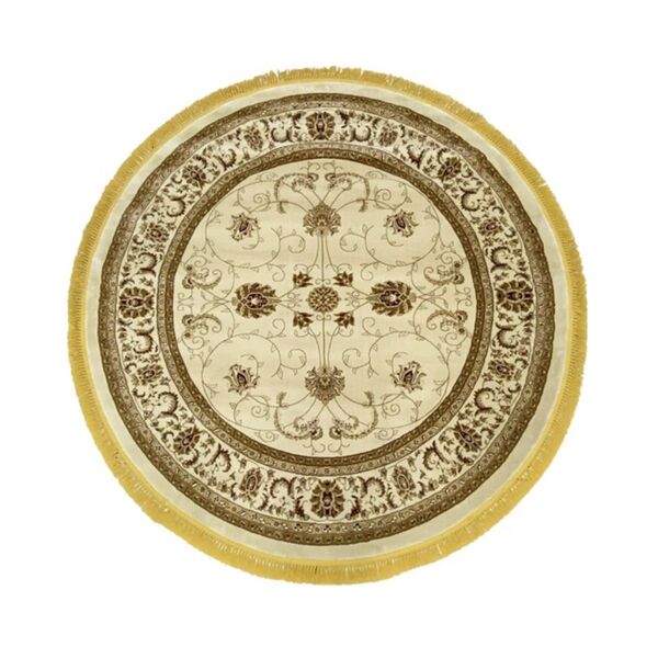 Tapete Splendor 200 Redondo 2117a Cream/cream