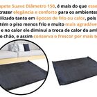 Tapete Suave 0,66x2,00 Cor: Preto