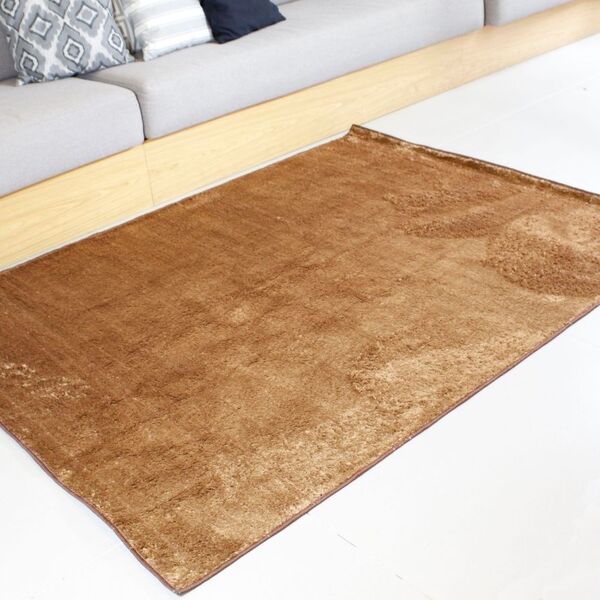 Tapete Suave 100x150 Cor: Marrom