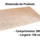 Tapete Suave 150x200 Cor: Dourado