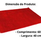 Tapete Suave 40x60 Cor: Vermelho