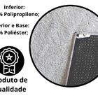 Tapete Suave Diâmetro 100 Cor: Cinza