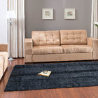 Tapete Super Macio Apolo Prata Textil Retangular 150x200cm Pr