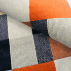 Tapete Supreme Quadros Laranja e Azul 2,00x1,50m Tapetes São Carlos