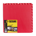 Tapete Tatame EVA Vermelho com 4 peças de 50x50cm