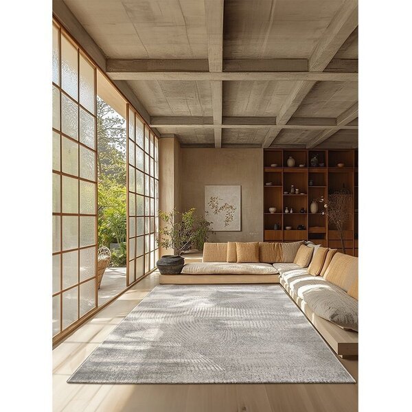 Tapete Tec. Tridimensional 4d 01/47 200cm X 250cm Cinza