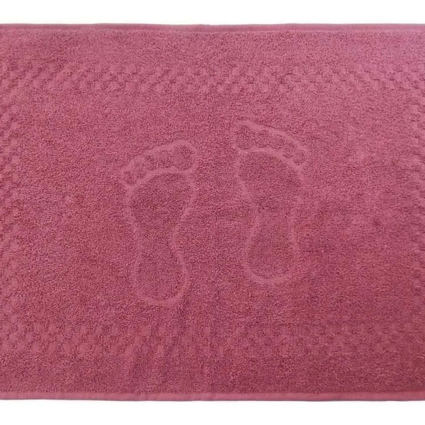 Tapete Toalha Piso Pézinho 45x68 Cm Vinho Nobre - Appel