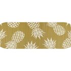 Tapete Tropical Abacaxi Bege 0,43x0,65m - Kapazi