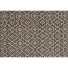 Tapete Tropical Arabesco Marrom 0,43x0,65m - Kapazi