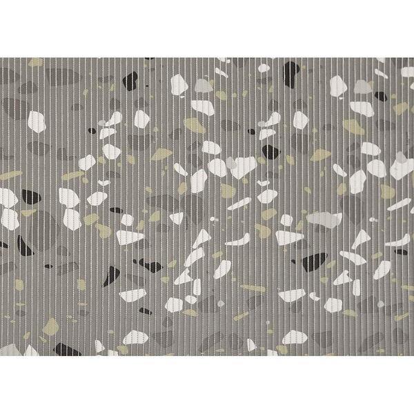 Tapete Tropical Terrazzo Cinza 0,43x0,65m - Kapazi