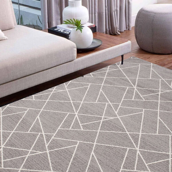 Tapete Turco Artistic 2.80x3.80 Cinza Claro 4229a Abdalla