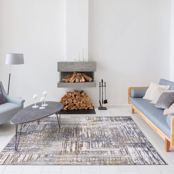 Tapete Turco Para Sala Nilo Des.06 Bege/terroso - 200x250cm