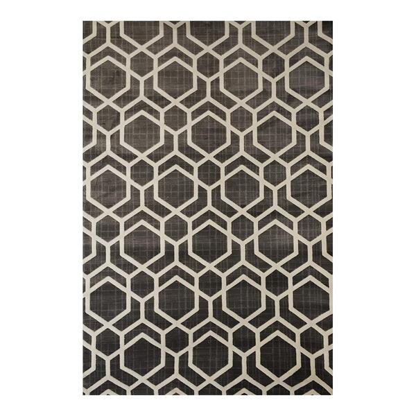 Tapete Turco Retro 2.80x3.80 9693a/qa35 Cinza Abdalla