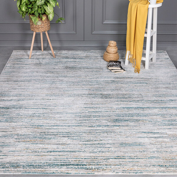 Tapete Valentino 05 0,50x1,00 - Edantex - Cinza / Verde