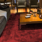 Tapete Verão Para Quarto 200x240 Pelo Alto Vermelho Casen