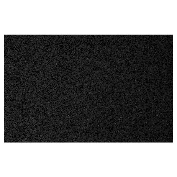 Tapete Vinil 12mm Em Rolo 1m X 12m Alto Tráfego Preto Kapazi