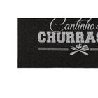 Tapete Vinil 40cmx75cm Cantinho Do Churrasco Kapazi