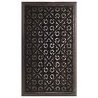 Tapete Water Kap Kapazi Para Secagem Dos Pés 45x75cm Preto