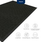 Tapete Waterkap Comercial 60cm X 90cm Preto
