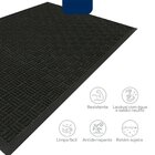 Tapete Waterkap Comercial 90cm X 1,50m Preto Preto