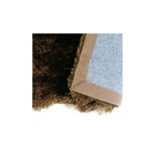 Tapete Yarn Silk Shaggy 250x350 Marrom