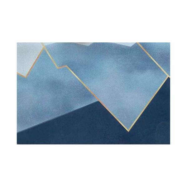 Tapetes De Banheiro Super Absorventes Secagem Rápida - Azul