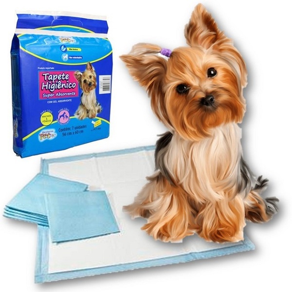 Tapetes Higiênicos Super Absorventes Para Cães 56x60cm Pets