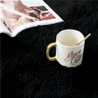 Tapetes Macios E  Felpudos Quarto/sala Preto