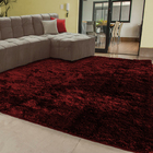 Tapetes Macios E  Felpudos Quarto/sala Vermelho