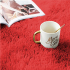 Tapetes Macios E  Felpudos Quarto/sala Vermelho