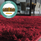 Tapetes Macios E Felpudos Quarto/sala Sortidos  Vermelho  200