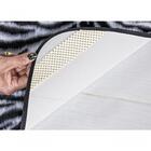 Tapetes Pelúcia Banheiro Bordado Coruja 3 Peças Tabaco