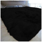 Tapetes Sala 3,0x2,0 Felpudo Macio Lindo 40mm Casen Preto