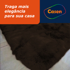 Tapetes Sala/quarto Marrom 3,0x2,0 Macio Lindo 40mm Casen