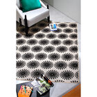 Tapte para Sala Belga 2m x 1,5m Preto Antiderrapante