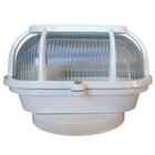 Tartaruga 1 Lâmpada E27 Branca IP22 Alumínio 00501