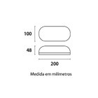 Tartaruga Light Led Pp Lente Pc Ip65 15w Bivolt 6500k Germany