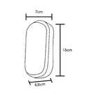 Tartatura Com LED 8W Branco IP65 Inspire