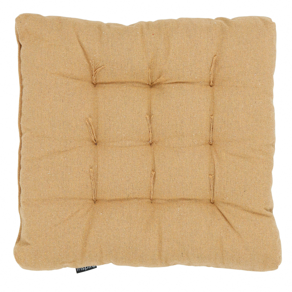 Tatame Confort Algodão Mostarda 40x40cm Inspire