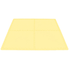 Tatame Infantil Quadrado Baby Evamax EVA Amarelo Bebê 50x50cm Cortiarte