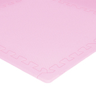 Tatame Infantil Quadrado Baby Evamax EVA Rosa Bebê 50x50cm Cortiarte