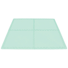 Tatame Infantil Quadrado Baby Evamax EVA Verde Bebê 50x50cm Cortiarte