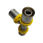 Tê 3 Saídas 16x16x16mm Emmeti Tubo Multicamada Gaspex