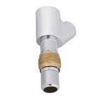 Tê 45° 1/2"x3/4"x1/2" Latão Cromado Fani