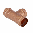 Tê 90° Cobre Liso Água Quente e Fria 22mm ou 3/4" Ramo