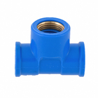 Tê 90° com Bucha Roscável e Soldável Azul 20mm 1/2" Plastilit