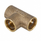 Tê 90° Latão Liso Água Quente e Fria 15mm ou 1/2" Ramo